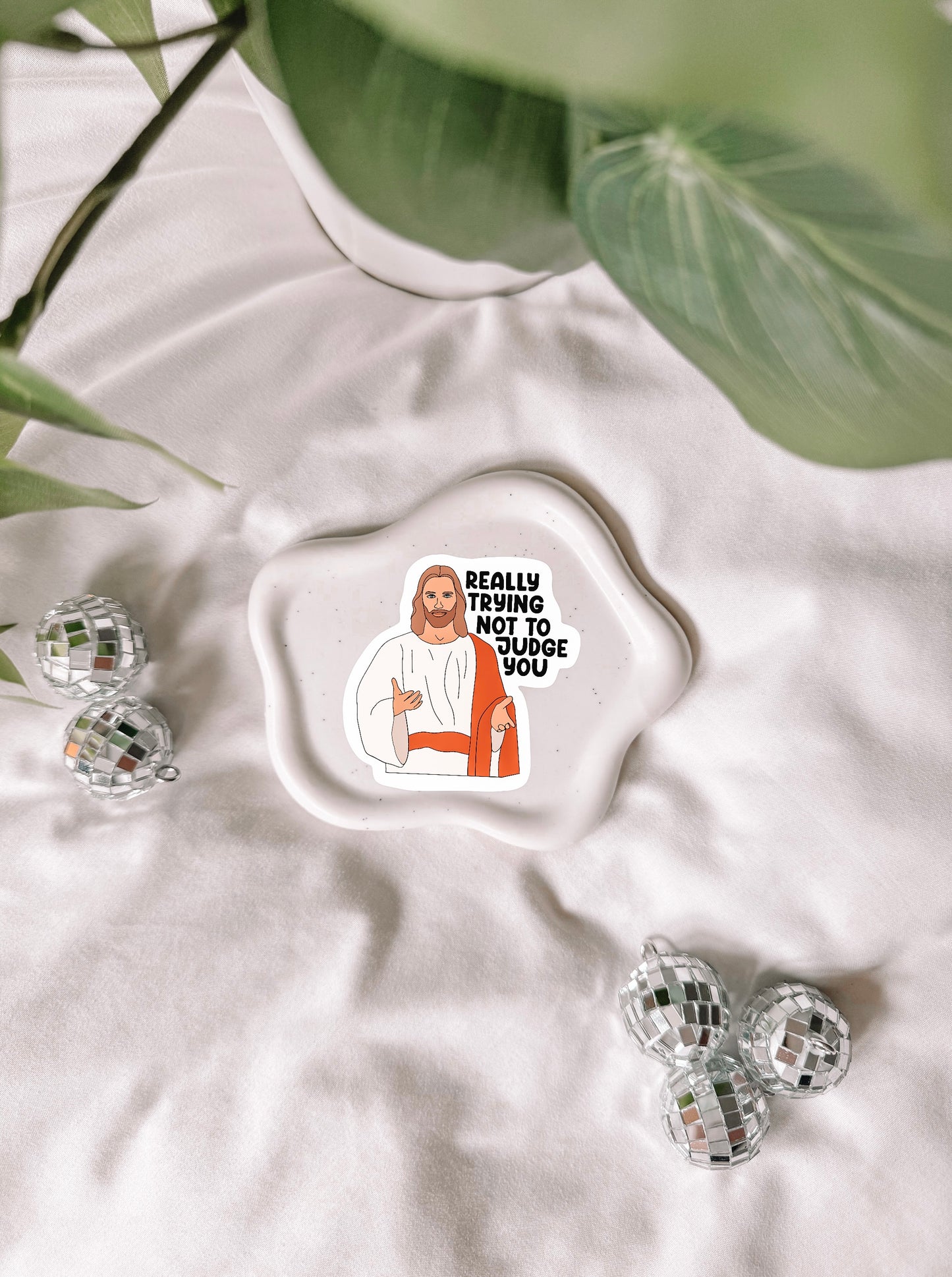Judging Jesus Sticker