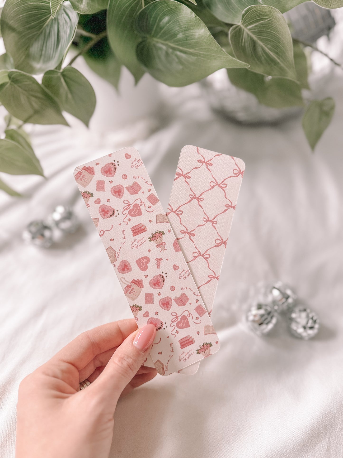 Bookish Valentine Double Sided Bookmark
