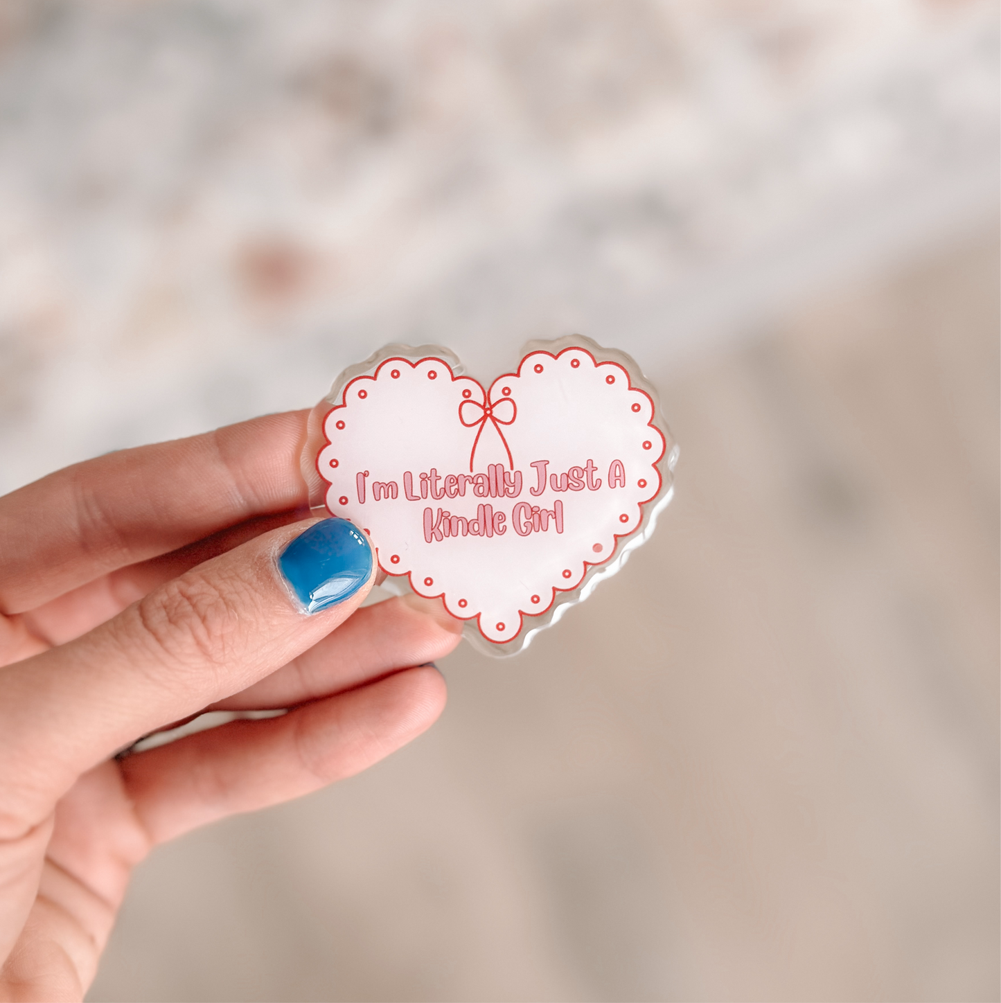 I’m Literally Just A Kindle Girl MagSafe Kindle Grip, Kindle Accessory, Phone Accessory