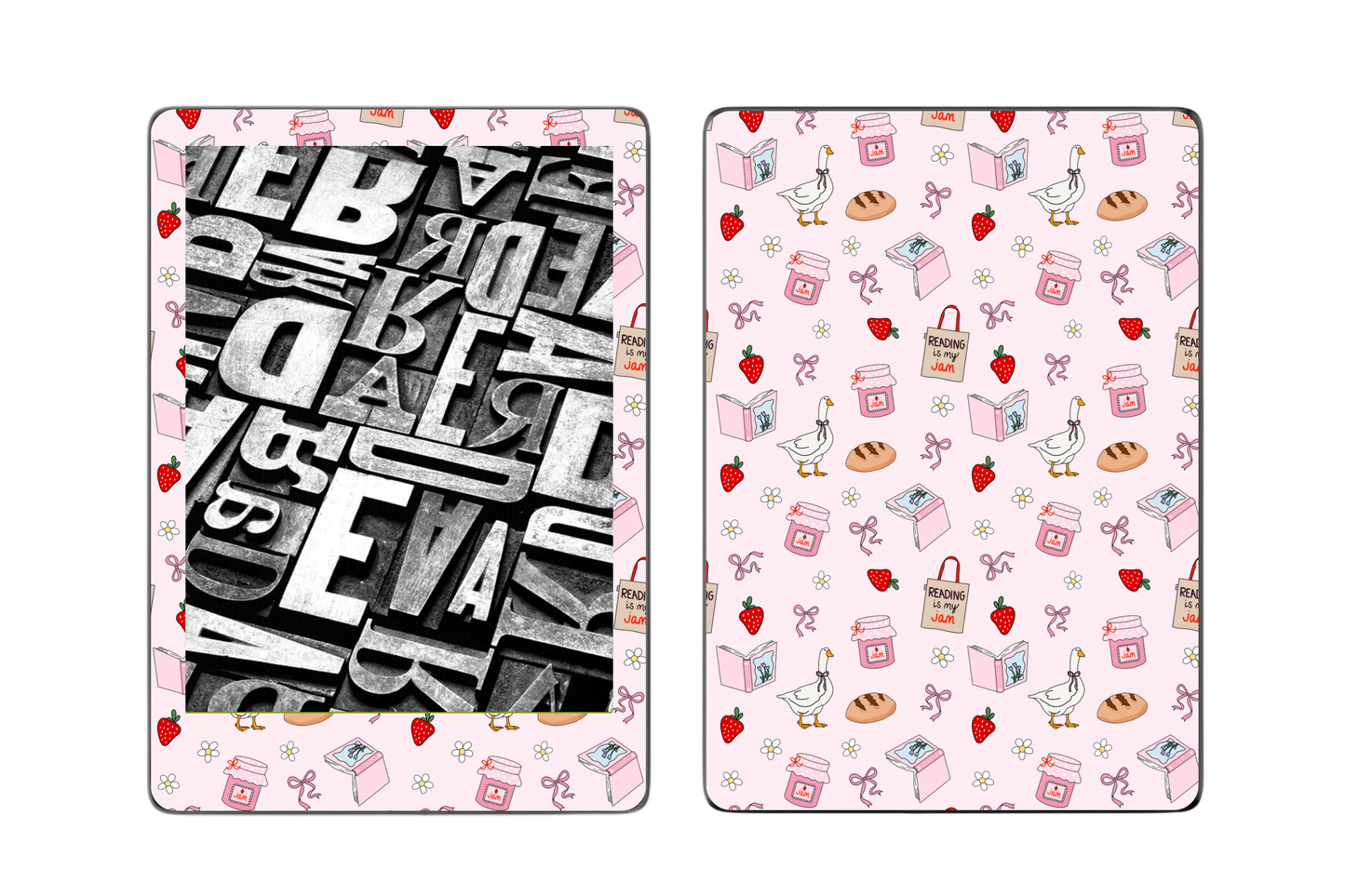 Reading Is My Jam E-Reader Skin