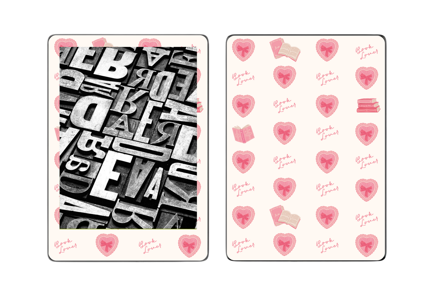 Book Lover Valentine E-Reader Kindle/Kobo Skin