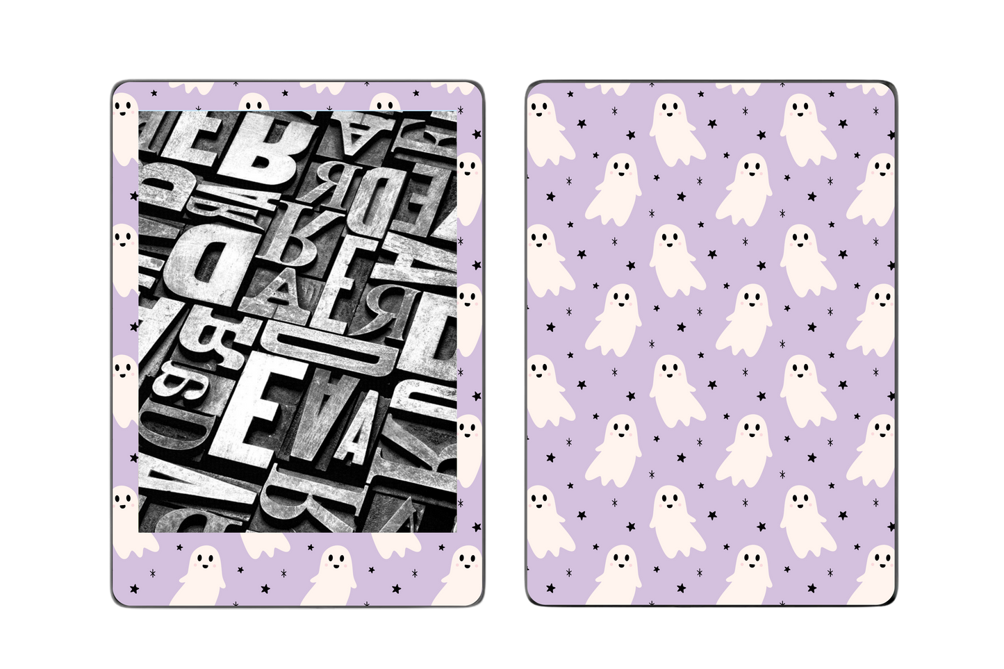 Purple Ghost E-Reader Kindle/Kobo Skin