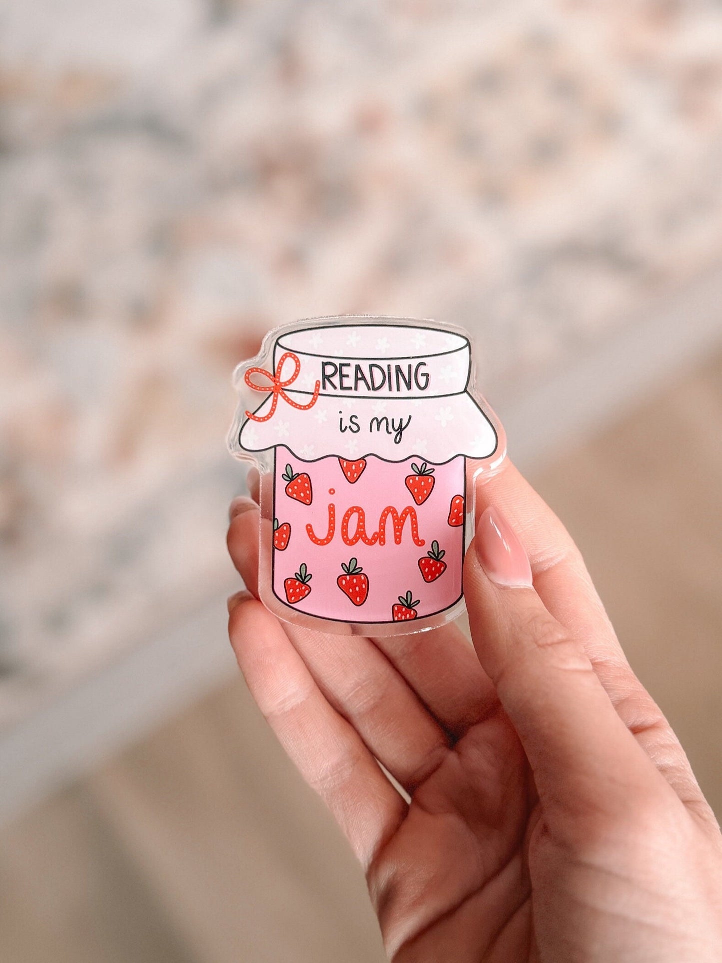 Reading Is My Jam MagSafe Kindle Grip, Kindle Accessory, Phone Accessory