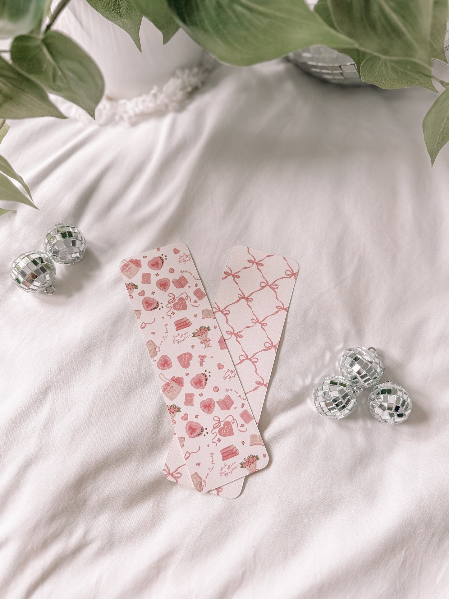 Bookish Valentine Double Sided Bookmark