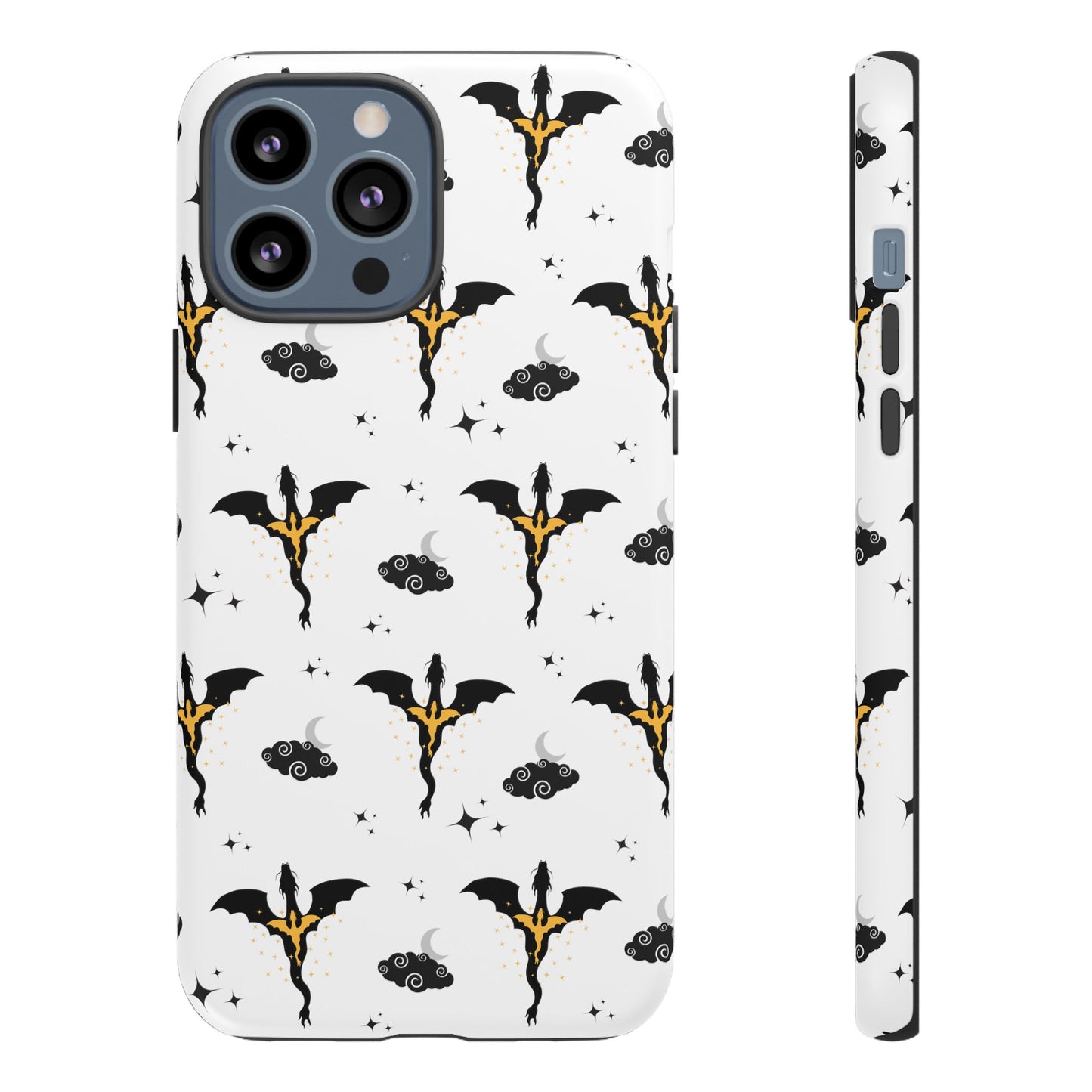 Fourth Wing Phone Case, Dragon Fantasy Bookish Phone Case, Iron Flame, Tairn and Andarna