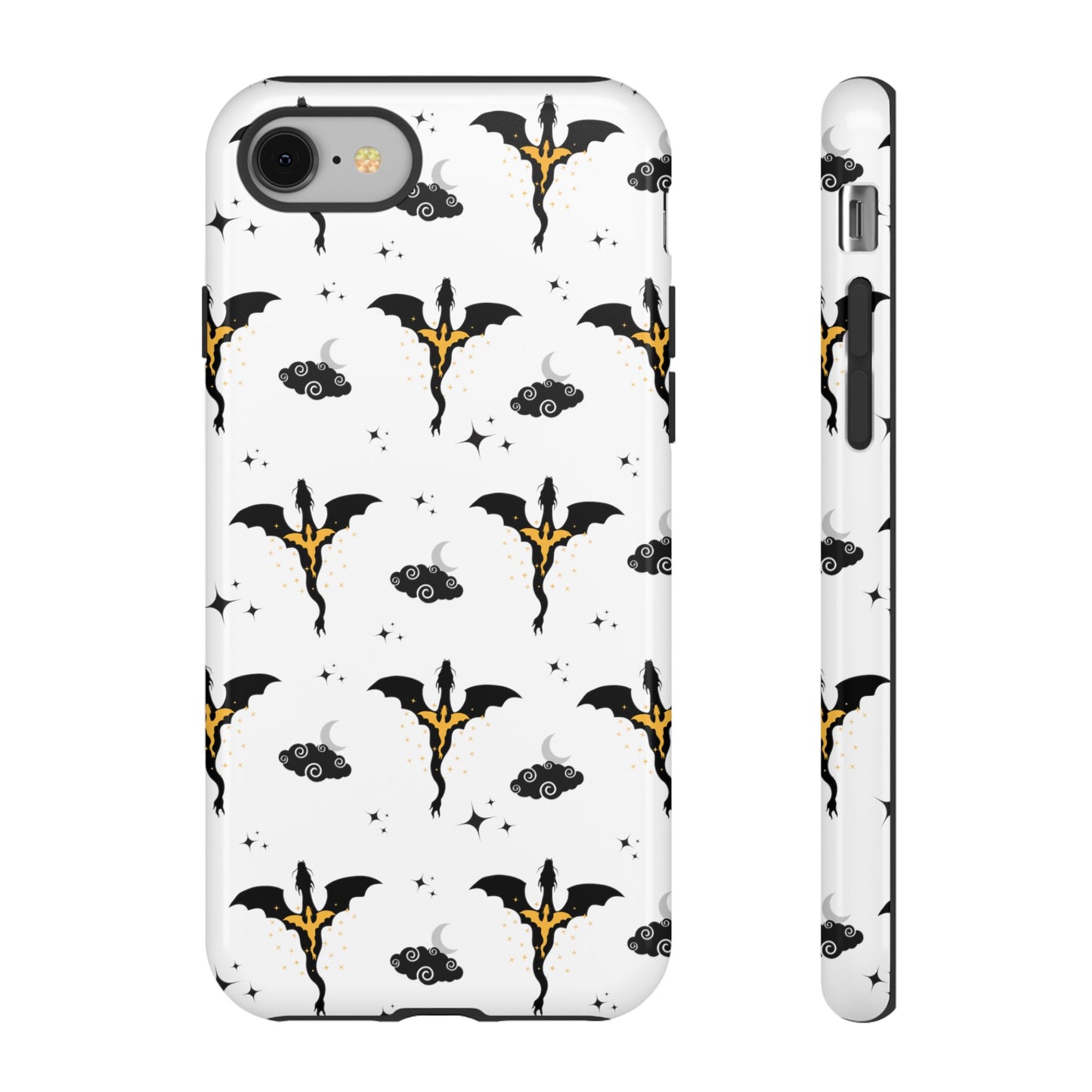 Fourth Wing Phone Case, Dragon Fantasy Bookish Phone Case, Iron Flame, Tairn and Andarna