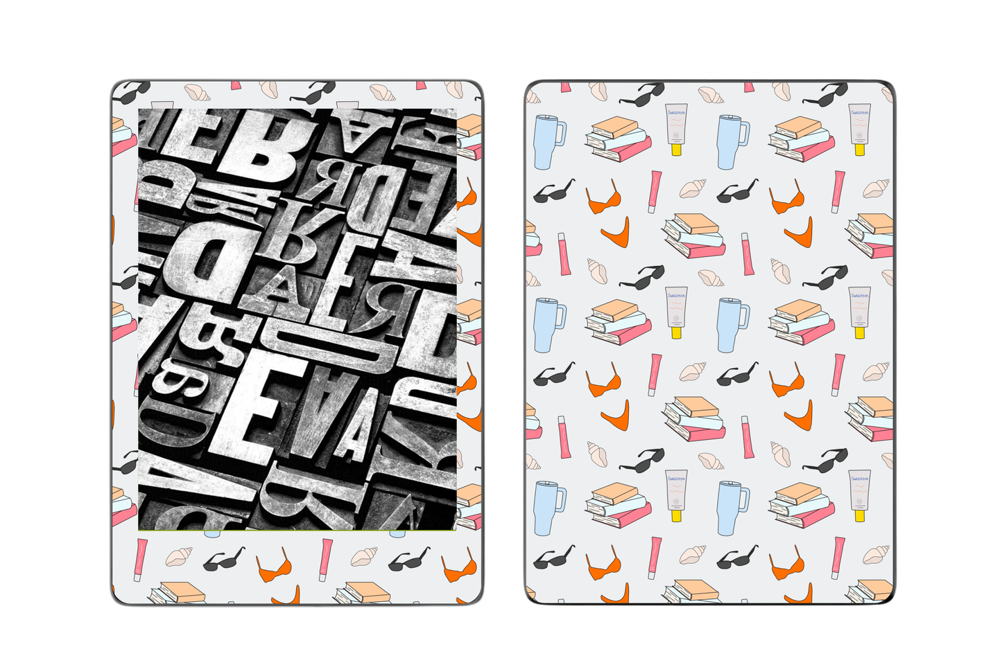Summer Essentials E-Reader Skin