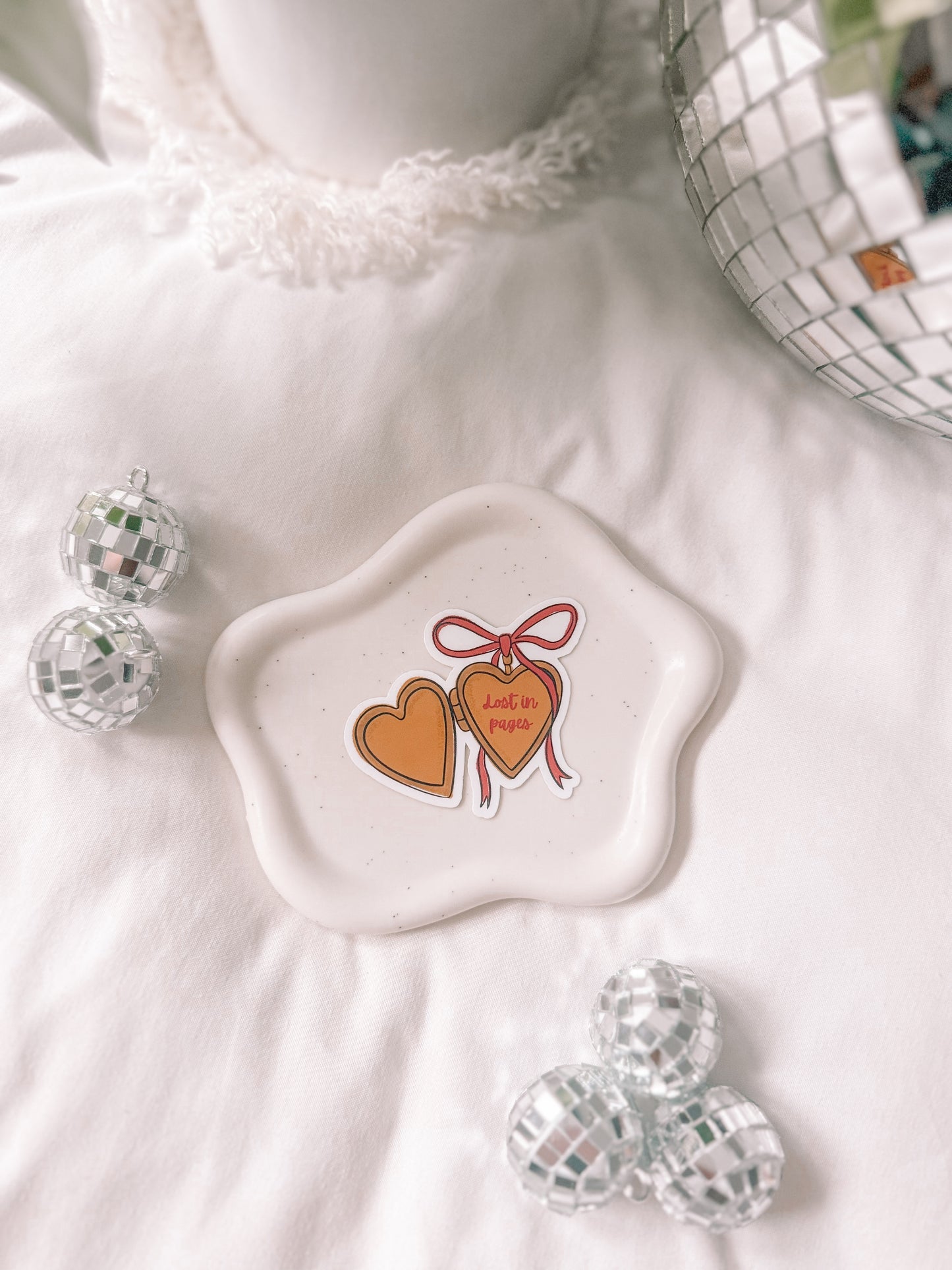 Lost In Pages Locket Sticker