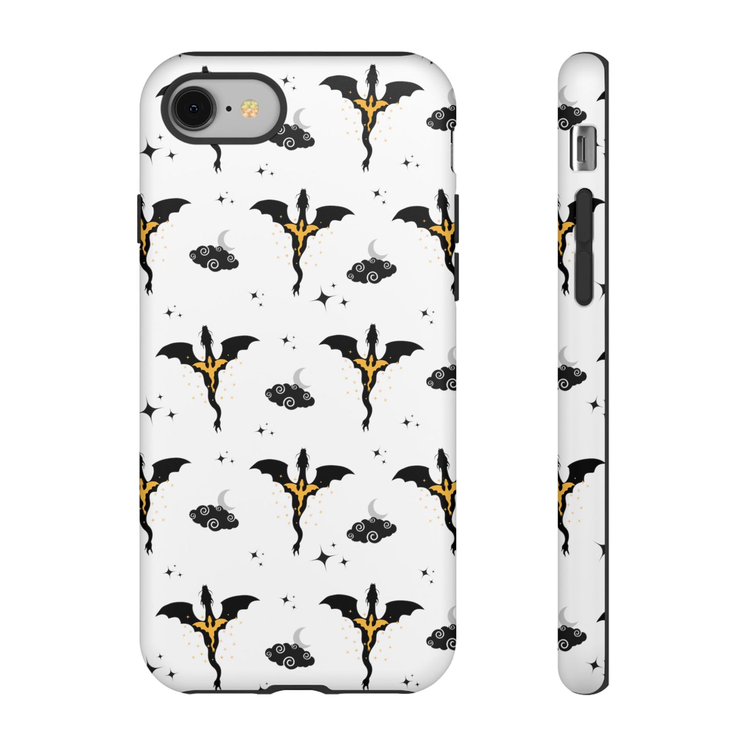 Fourth Wing Phone Case, Dragon Fantasy Bookish Phone Case, Iron Flame, Tairn and Andarna