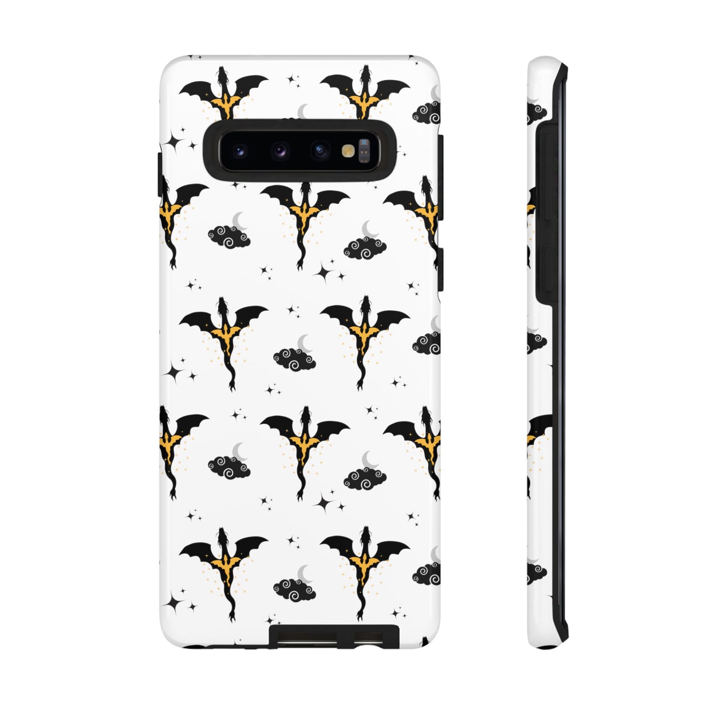 Fourth Wing Phone Case, Dragon Fantasy Bookish Phone Case, Iron Flame, Tairn and Andarna