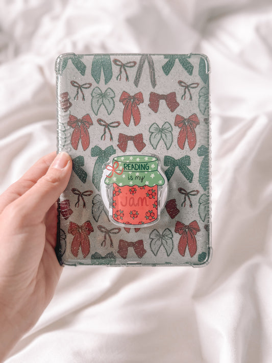 Holiday Reading Is My Jam Magsafe Kindle Grip