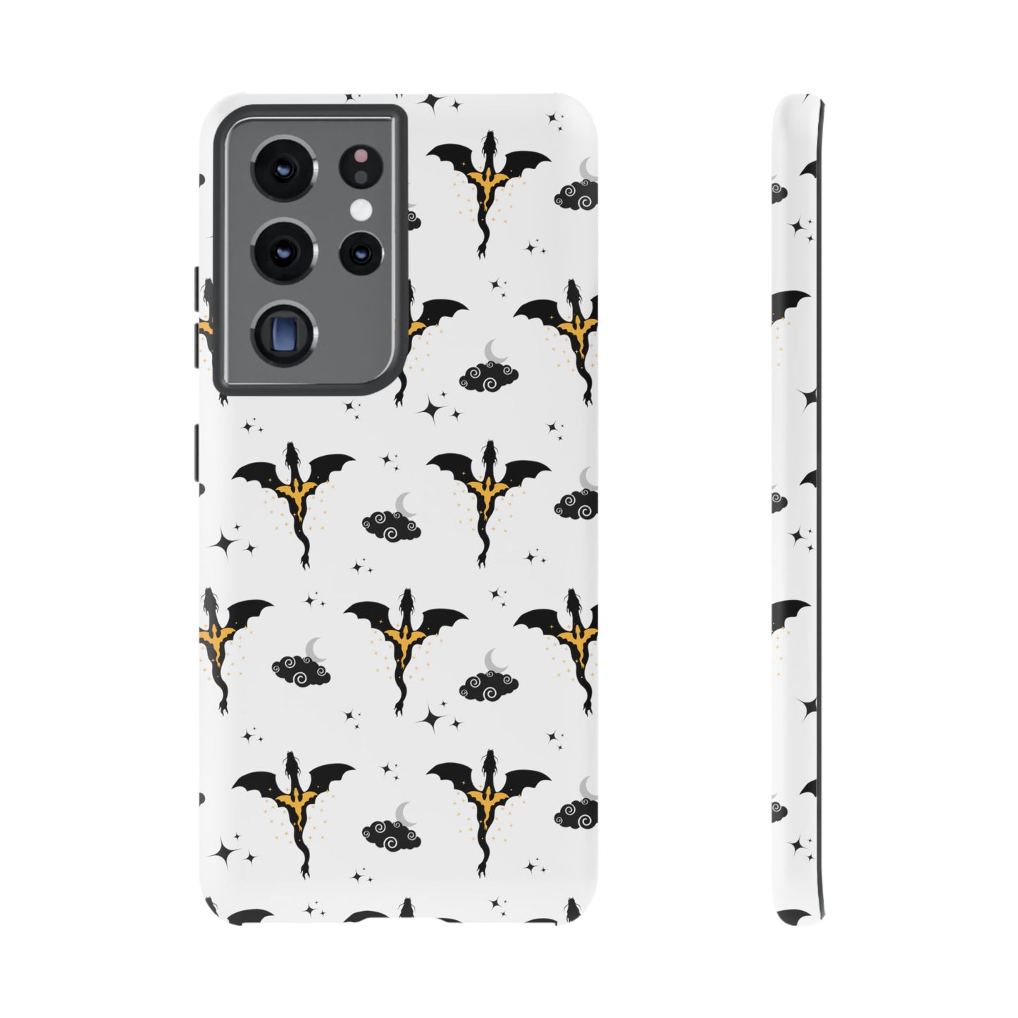 Fourth Wing Phone Case, Dragon Fantasy Bookish Phone Case, Iron Flame, Tairn and Andarna