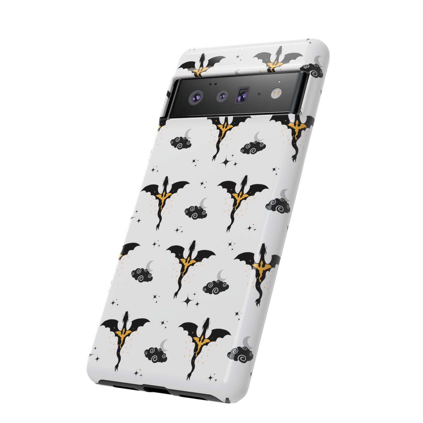 Fourth Wing Phone Case, Dragon Fantasy Bookish Phone Case, Iron Flame, Tairn and Andarna