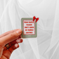Dear Santa, Please Don’t Check My Kindl History Sticker