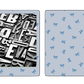 Blue Coquette E-Reader Skin