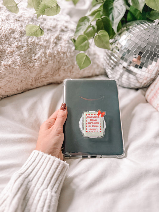 Dear Santa, Please Don’t Check My Kindle History Magsafe Kindle Grip
