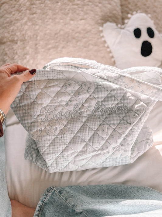 Book Lover Patchwork Tote