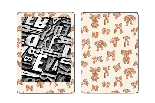 Gingerbread Bows E-Reader Kindle/Kobo Skin