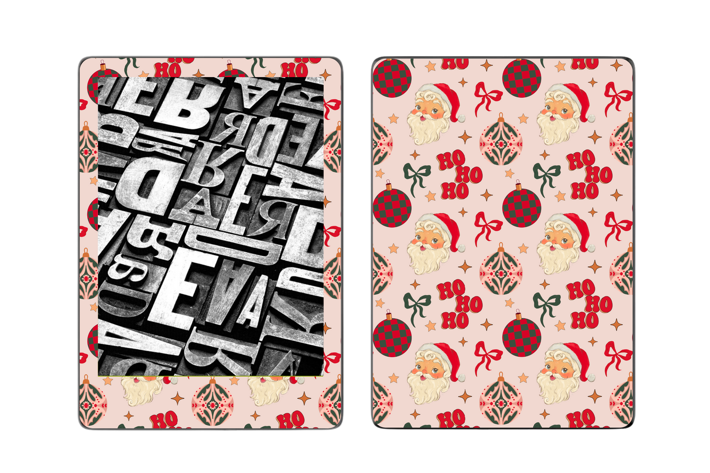Retro Santa E-Reader Kindle/Kobo Skin