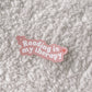 Reading Is My Therapy Sticker