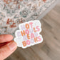 Hot Ghouls Read Books Holographic Sticker