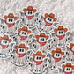 In My Cowboo Romance Era Cowboy Ghost Holographic Sticker