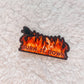 Fourth Wing Burn It Down Iron Flame Sticker