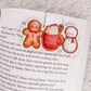 Merry Christmas Cookies Magnetic Bookmark