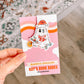 Christmas Reading Ghost Holographic Magnetic Bookmark