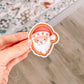 Santa Christmas Cookie Christmas Sticker