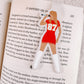 Taylor Swift Travis Kelce Jersey Magnetic Bookmark