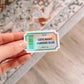 Late Night Readers Club Ticket Holographic Sticker