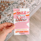 Books Are My Love Language Holographic Magnetic Bookmark