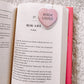 Book Lover Conversation Candy Heart Holographic Magnetic Bookmark