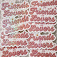 Friends To Lovers Holographic Sticker