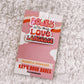 Books Are My Love Language Holographic Magnetic Bookmark