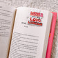Books Are My Love Language Holographic Magnetic Bookmark