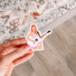 Taylor Swift Pink Guitar The Eras Tour Sticker
