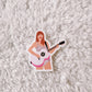 Taylor Swift Pink Guitar The Eras Tour Sticker