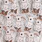 Bunny Rabbit Cowboy Sticker