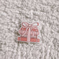 Coquette Bow Book Stack Sticker