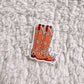 Howdy Cowgirl Boots Sticker