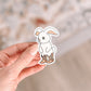Bunny Rabbit Cowboy Sticker