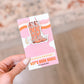 Howdy Cowgirl Boot Magnetic Bookmark