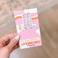 Howdy Cowgirl Boot Magnetic Bookmark
