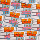 Em Hen Book Stack Sticker